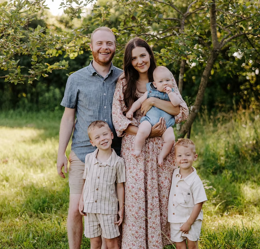 Tyler Detrick and his Family